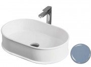 Раковина для ванної ArtCeram Atelier 60х40 см кераміка блакитний ATL002 32;00