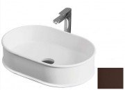 Раковина для ванної ArtCeram Atelier 60х40 см кераміка коричневий ATL002 39;00