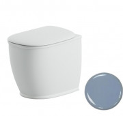 Унітаз для підлоги ArtCeram Atelier безободковий 37,5х52,5 см кераміка блакитний ATV002 32;00