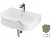 Раковина для ванної ArtCeram Atelier 65х45 см кераміка зелена шавлія ATL003 44;00