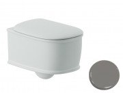 Унітаз підвісний ArtCeram Atelier безободковий 37,5х52,5 см кераміка сірий ATV001 34;00