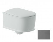 Унітаз підвісний ArtCeram Atelier безободковий 37,5х52,5 см кераміка сіро-синій ATV001 37;00