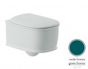 Унітаз підвісний ArtCeram Atelier безободковий 37,5х52,5 см кераміка зелений ATV001 43;00