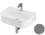 Раковина для ванної ArtCeram Atelier 65х45 см кераміка сірий ATL003 34;00