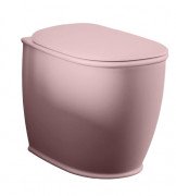 Унитаз напольный ArtCeram Atelier безободковый 37,5х52,5 см керамика розовый ATV002 33;00