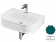 Раковина для ванної ArtCeram Atelier 65х45 см кераміка зелений ATL003 43;00