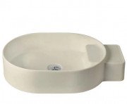 Раковина для ванної ArtCeram Cartesio 58х36 см без отвору під змішувач кераміка шампань CAL001 02;99