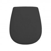 Сидіння з кришкою для унітазу ArtCeram Atelier/Azuley SoftClose чорний матовий AZA001 17;71