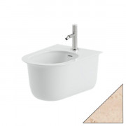 Біде підвісне ArtCeram Chic 38х53,5 см кераміка травертин CHB001 45;00