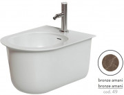 Биде подвесное ArtCeram Chic 38х53,5 см керамика bronze amani CHB001 49;00