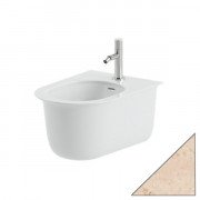 Біде підвісне ArtCeram Chic 38х53,5 см кераміка травертин CHB001 45;00