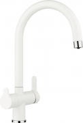 Смеситель для кухни Blanco Trima Filter под фильтр Silgranit белый 526218