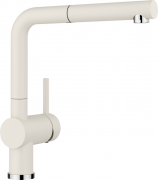 Смеситель для кухни Blanco Linus-S с выдвижной лейкой Silgranit мягкий белый 526959