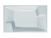 Ванна акриловая Kolpa San Nabucco 190х120 см/О с комбинированной (воздух+вода) массажной системой и панелью белый 960030