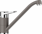 Змішувач для кухні Blanco Wega II одноважільний хром/вулканічний сірий 526981