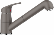 Змішувач для кухні Blanco Daras-S II з висувною лійкою вулканічний сірий 526936