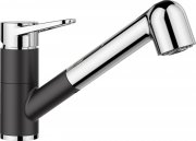 Смеситель для кухни Blanco Wega-S II с выдвижной лейкой хром/черный 526428