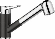 Змішувач для кухні Blanco Wega-S II з висувною лійкою хром/антрацит 526420