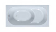 Ванна акрилова Kolpa San Tamia 140х70 см/S прямокутна із сидінням білий 752940