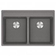 Мийка для кухні Franke Maris MRG 620 TL 76х51 см Fragranite сірий камінь 114.0661.784