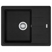 Мойка для кухни Franke Basis BFG 611-62 62х50 см Fragranite чёрный матовый 114.0667.447