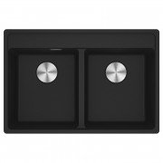 Миття для кухні Franke Maris MRG 620 TL 76х51 см Fragranite чорний матовий 114.0661.782