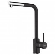 Змішувач для кухні Franke Sirius одноважільний з висувною лійкою онікс 115.0668.279