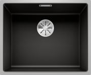 Мойка для кухни Blanco Subline 500-IF SteelFrame 54,3х44,3 см SILGRANIT PuraDur® черный/стальной кант 525998