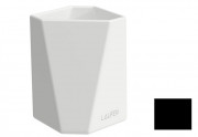 Склянка для зубних щіток Laufen Home Collection TRIO Cup кераміка чорний матовий H8777747160001