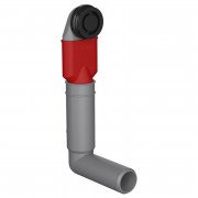 Перелив для кухонной мойки Franke Color Line круглый пластик черный матовый 112.0657.945