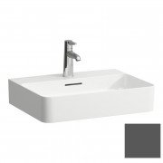 Раковина для ванної Laufen Val 55х42 см з 1 отвором графіт матовий H8102827581041