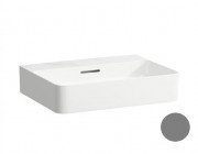 Раковина для ванної Laufen Val 65х42 см без отворів під змішувач кераміка графіт матовий H8102847581091