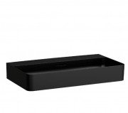 Раковина для ванни Laufen Val 75х42 см без отворів під змішувач кераміка чорний матовий H8102857161091