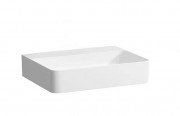 Раковина для ванної Laufen Val 55х42 см без отворів під змішувач білий матовий H8102827571121