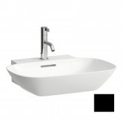 Раковина для ванної Laufen Ino 56х45 см з 1 отвором під змішувач кераміка чорний матовий H8103027161041