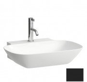 Раковина для ванної Laufen Ino 56х45 см з 1 отвором під змішувач кераміка графіт матовий H8103027581111