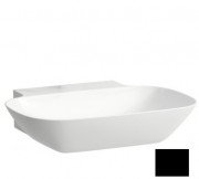 Раковина для ванної Laufen Ino 56х45 см без отворів під змішувач кераміка чорний матовий H8103027161121