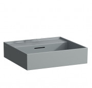 Раковина для ванної Laufen Kartell 60х46 см без отвору під змішувач кераміка графіт матовий H8103337581091