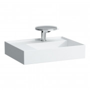 Раковина для ванной Laufen Kartell 60х46 см со скрытым сливом с 1 отверстием керамика белый H8103350001111