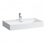 Раковина для ванної Laufen Kartell 80х46 см з 1 отвором під змішувач кераміка білий матовий H8103367571041