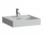 Раковина для ванної Laufen Kartell 80х46 см з 1 отвором під змішувач кераміка сірий матовий H8103367591041