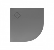 Душовий піддон Kolpa San Moonwalk 100х100 см литий мармур антрацит 922900