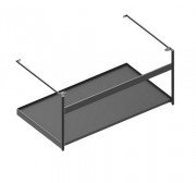 Консоль для раковини Catalano New Premium 75х43 см чорна матовий 5ST80GRNS