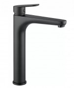 Смеситель для раковины Fiore Kevon однорычажный с донным клапаном черный матовый 81NN811901