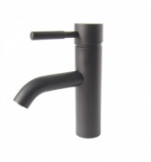 Смеситель для раковины Fiore Xenon однорычажный с донным клапаном черный матовый 44NN5283