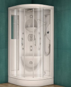 Гідромасажна кабіна Kolpa San Aria Quat A0 90х90 см профіль хром/прозоре скло 799040