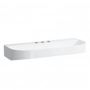 Раковина для ванной Laufen Sonar 100х42 см c 3 отверстиями без перелива керамика белый H8103470001581