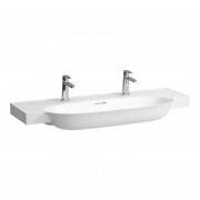 Раковина для ванной Laufen The New Classic 120х48 см с 2 отверстиями керамика белый матовый H8138587571071