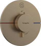 Термостат скритого монтажу Hansgrohe ShowerSelect Comfort S 1 користувач шлифованная бронза 15553140