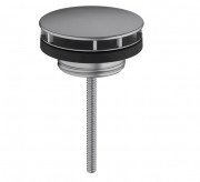 Донный клапан Hansgrohe для раковины без перелива шлифованный черный хром 50001340